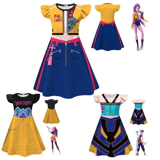 Luascxu Demon Hunters Cosplay Kostüm - Rumi Zoey Mira Outfit Für Halloween & Conventions