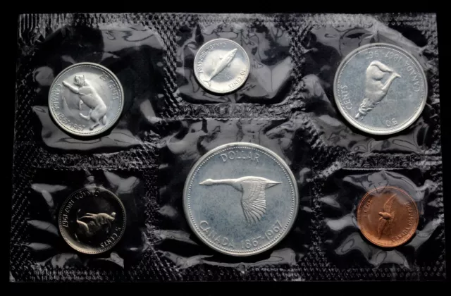1967 ROYAL CANADIAN MINT SILVER PROOF-LIKE SET - Canada’s Confederation 100th