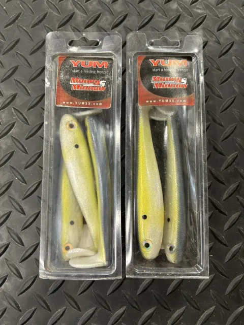 LOT OF 6 New H2O Xpress Fishing Lures Jointed Sunfish, Crappie
