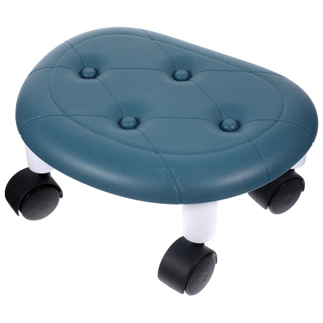 Sgabello girevole, mobile, sgabello sedile a rotelle, girevole di 360 gradi inferiore