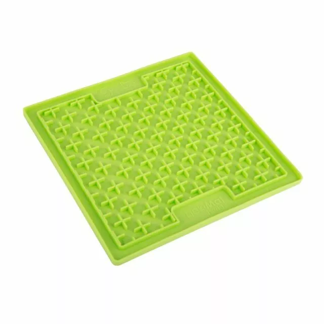 Tapis d'alimentation lente LickiMat Buddy, grand - vert refroidissement