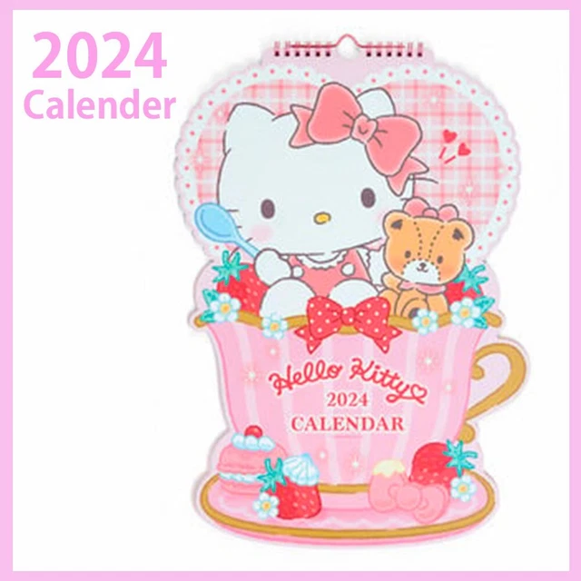 2024 WALL CALENDAR SANRIO Characters Hello Kitty NEW 35.90 PicClick