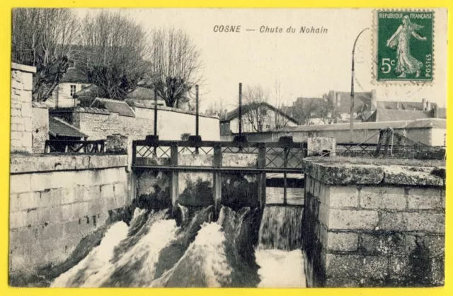 cpa Burgundy 58 - COSNE COURSES SUR LOIRE (Nièvre) FALL du NOHAIN Lock Vannes