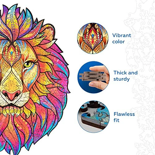 UNIDRAGON Wooden Puzzle Jigsaw, Best Gift for Adults and Children, Uniquel [NEW] 3