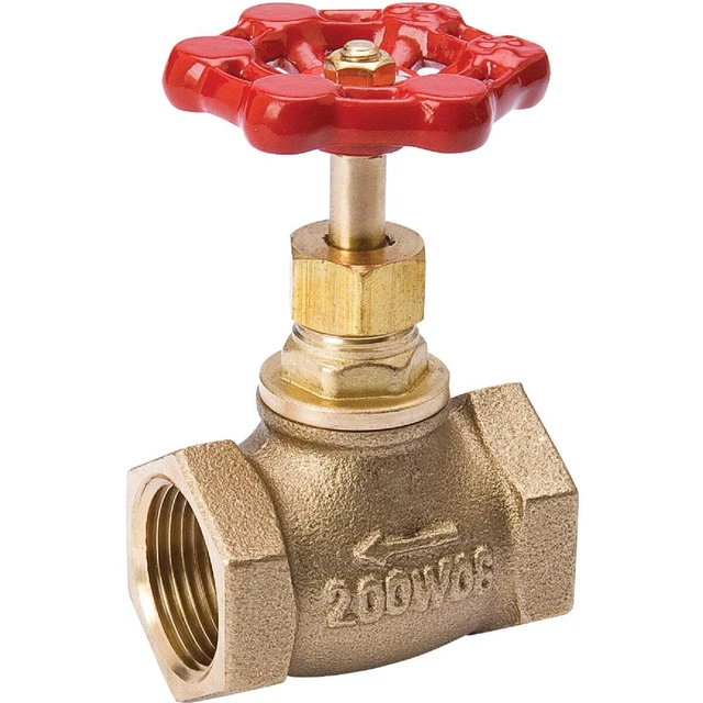 1/2 In. FIP x 1/2 In. FIP Bronze Globe Valve 106-003NL Pack of 10  106-003NL