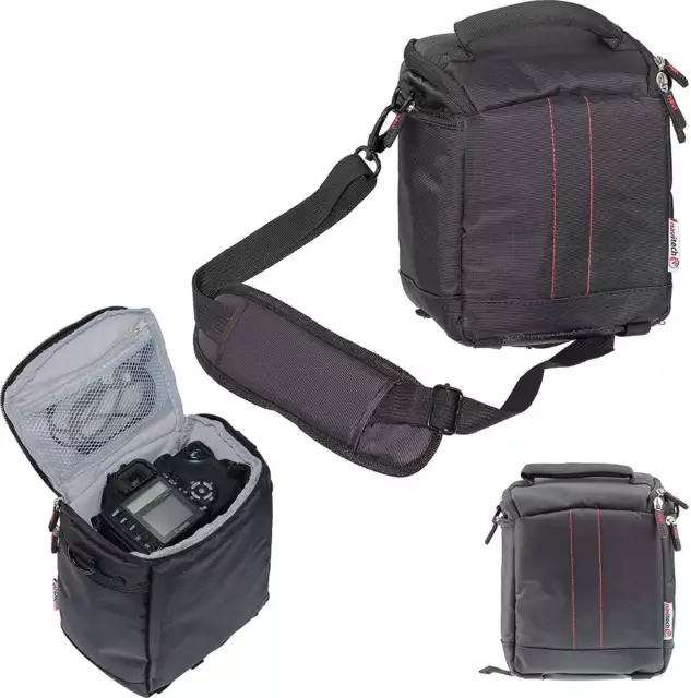 Navitech Black Camera Bag For The Canon EOS 400D Digital SLR Camera