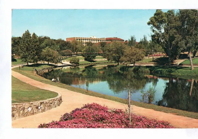 A0446 Australia-SA Adelaide River Torrens University Bridge vintage postcard