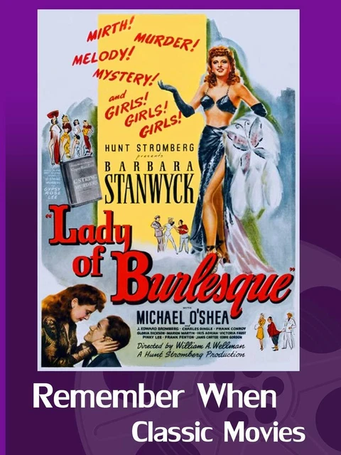 LADY OF BURLESQUE DVD VGC Region All Barbara Stanwyck Free Postage