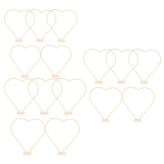 2 Cerceaux Métal Doré 40cm Pour Couronnes Fleuries - DIY Mariage, Décoration Murale, Attrape-Rêves - MagiDeal
