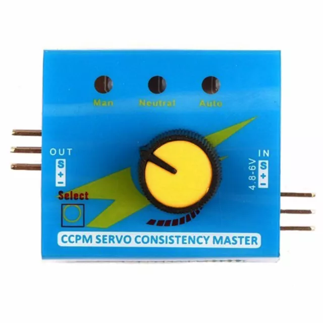 Steering Gear Tester CCPM 3-Mode ESC Servo Motor for RC Helicopters Adjustment