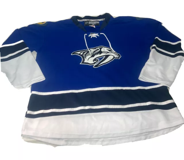 Reebok Nashville Predators NHL Hockey Jersey Navy Blue Alternate Forsberg 50