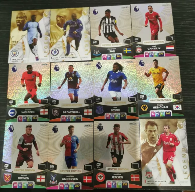PANINI ADRENALYN XL Premier league 2024 Limited edition Bundle 12