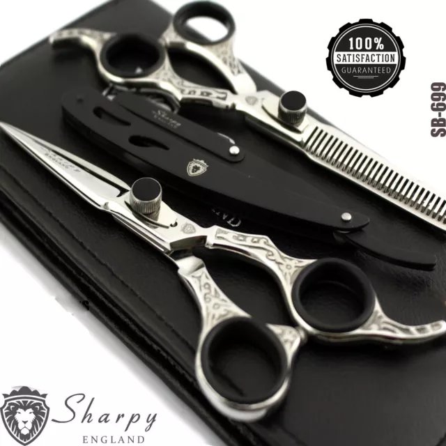 Barbero Pelo Tijeras para Cortar Profesional Salón de Peluquería Tijeras 16.5cm