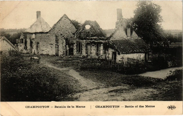 CPA AK Militaire CHAMPGUYON - Bataille de la Marne (362244)