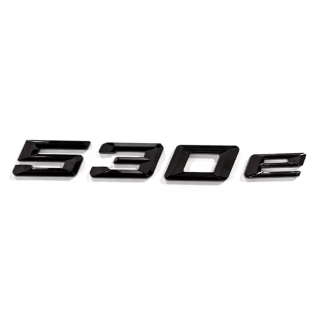 For 530e FIT FOR BMW 530e REAR TRUNK NAMEPLATE EMBLEM BADGE NUMBERS DECAL NAME