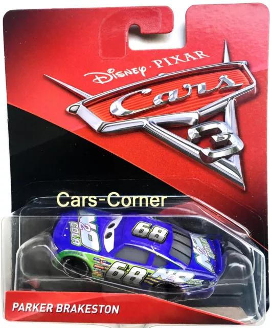 Disney Pixar Cars 3 Evolution Parker Brakeston - N2O Cola #68 / 2017 NEU & OVP