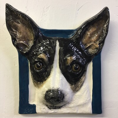 rat terrier statue