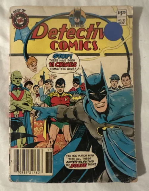 1982 Best Of Dc Blue Ribbon Digest #30 Detective Comics Batman