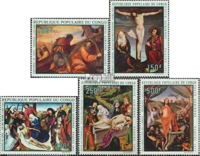 Briefmarken Kongo (Brazzaville) 1971 Mi 282-286 postfrisch Religion