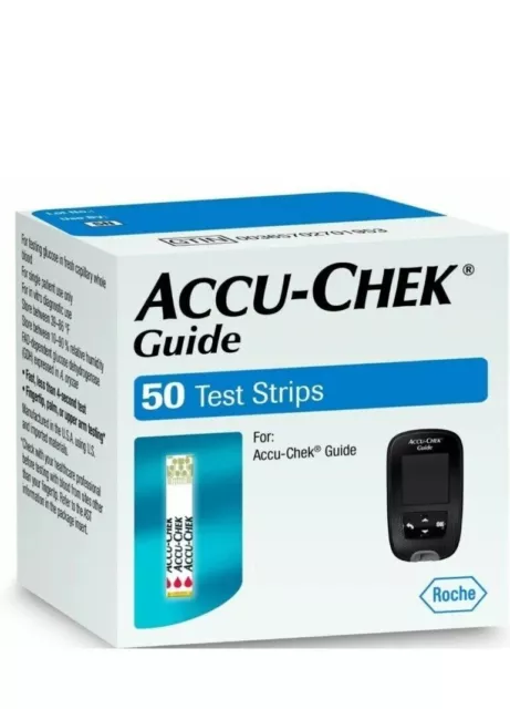 Bandelettes de test sanguin Accu-Chek Guide - 50 unités