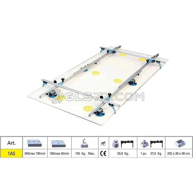 Sollevatore 1A5 Sigma Kera-Lift Completo 340X160 Cm
