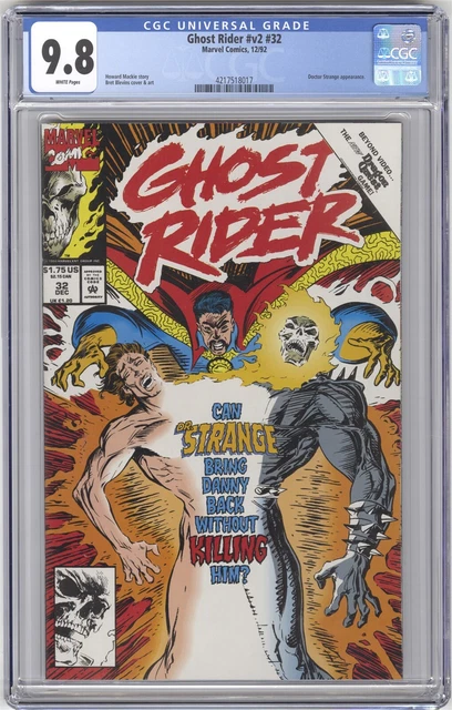 Ghost Rider v2 #32 CGC 9.8 HIGH GRADE Marvel Comic KEY Doctor Strange Appearance