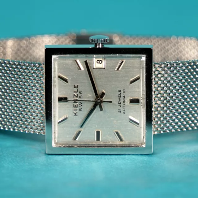 OROLOGIO UOMO VINTAGE KIENZLE swiss automatic Bauhaus Quadrato 21Jewels ETA 2472 70 1 EUR 1.889 99 PicClick IT