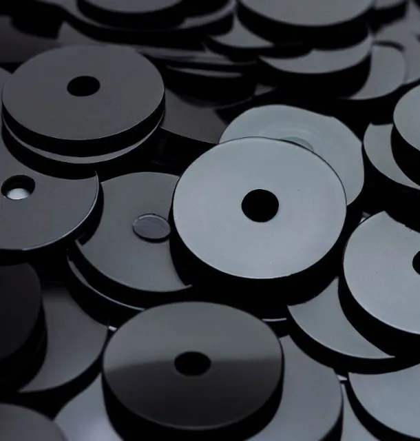 Black plastic  disc/laser cut acrylic  circles/all  sizes /Perspex/thickness:3mm