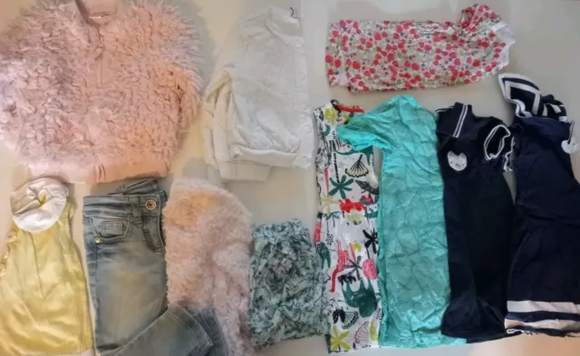 Baby Girls Spring/Summer Clothes Bundle size  18-24 Months