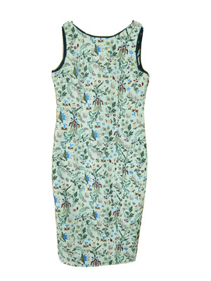 LARGE ~ BROCADE JACQUARD DRESS ~ $90 Eva Mendes x NY&CO ~ L floral STRETCH