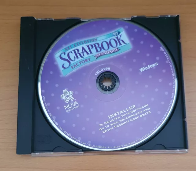 Art Explosion Srapbook  Factory Standard - Version 2.0 Disk Only