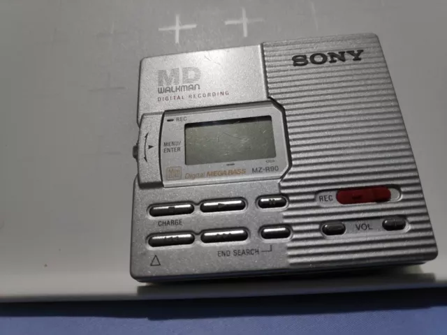 SONY Portable MiniDisc Recorder MZ-R90 good condition ultra rare woow