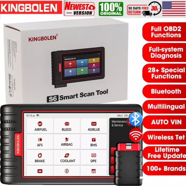 KINGBOLEN S6 OBD2 Scanner with Lifetime Free Update