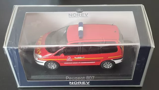 NOREV - PEUGEOT - 807 POMPIERS 2008  1;43 Peugeot 807 Gendarmerie