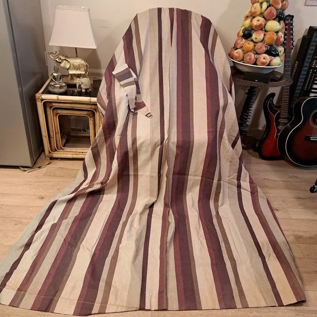 Coppia eleganti tende in cotone robusto - non foderate - cravatte -66""wx86""-BELLE