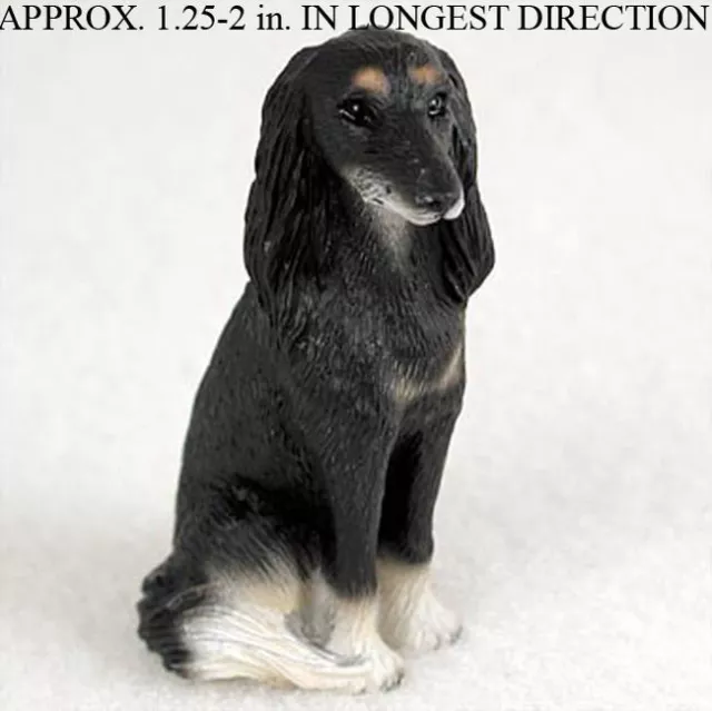 Saluki Mini Hand Painted Figurine Hand Painted