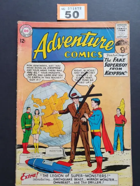 Adventure Comics # 309  Dc Comics June 1963 Fake Superboy