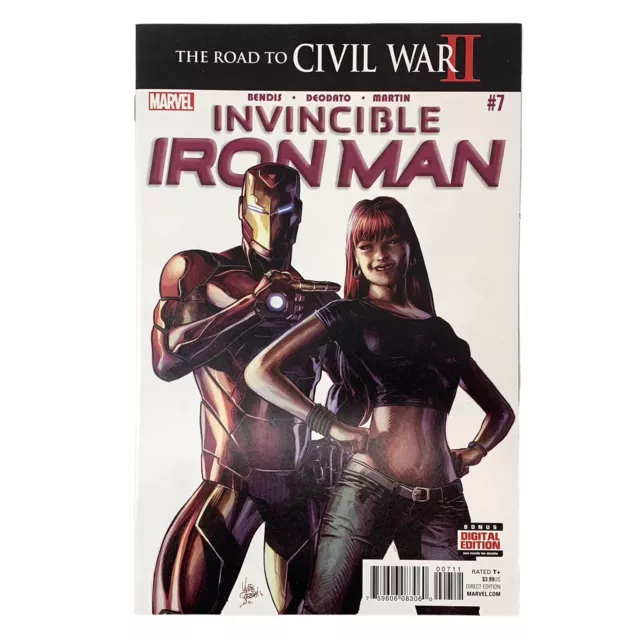 Invincible Iron Man #7 First Print Cameo Appearance Riri Williams Ironheart NM