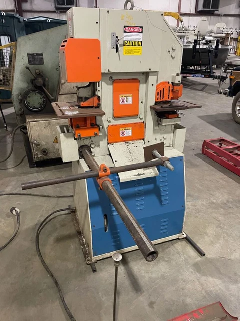 50 Ton Baileigh 5W-503 Ironworker, 2018 - Misc. Tooling Included