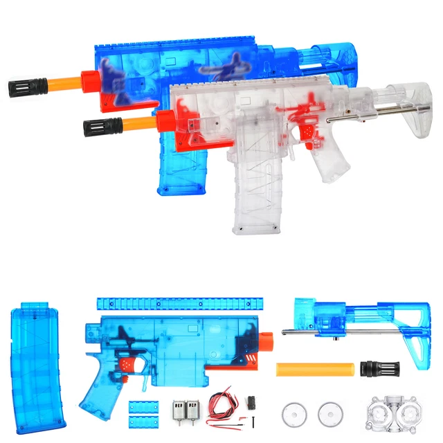 WORKER MOD SWORDFISH Motorized Blaster Rifle Kit Foam for Nerf Dart