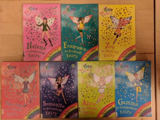 Rainbow Magic Series 9 Sporty Fairies: Books 57-63: Complete set of 7 books