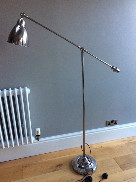 IKEA BAROMETER CHROME floor lamp/ reading lamp PicClick UK