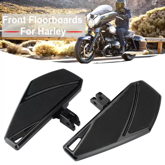 2Pcs Front Pedals Floorboards For Harley RH1250S Softail Sport Glide Street Bob