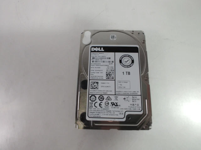 Lot of 2 Seagate Dell ST1000NX0473 1TB SAS 3 2.5"" Enterprise Drive