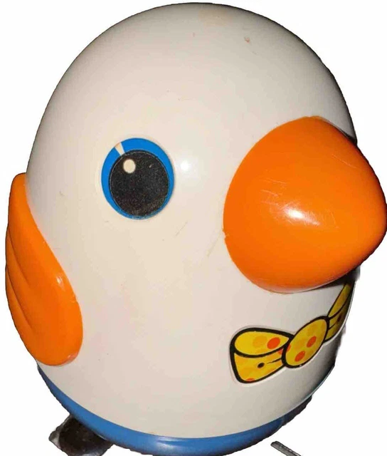 VINTAGE PLAYSKOOL CHIME Bird Roly Poly Weeble Duck Baby Toddler Toy £32