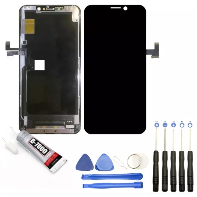 ECRAN LCD POUR IPHONE X/10 RETINA VITRE TACTILE SUR CHASSIS TFT SAN