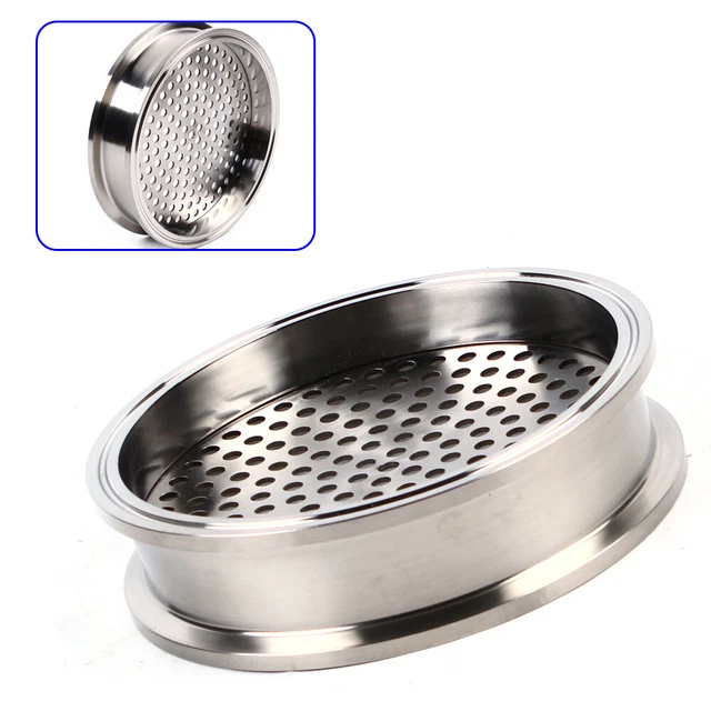 Industrial Stainless Steel 304 Sanitary Filter Plate Tri-Clamp Ferrule Flange