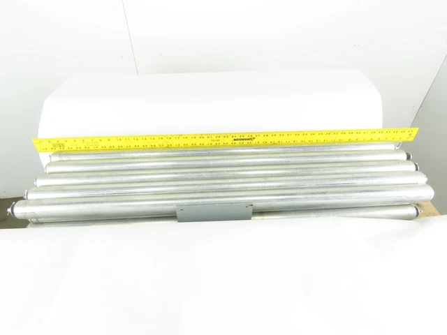 Galvanized Steel 1.90" OD 43" BF 7/16" Hex Axle Gravity Roller Lot Of 14