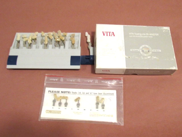 VITA Toothguide 3D Master with Bleached Shade Guide 29 Colors Resin & Porcelain