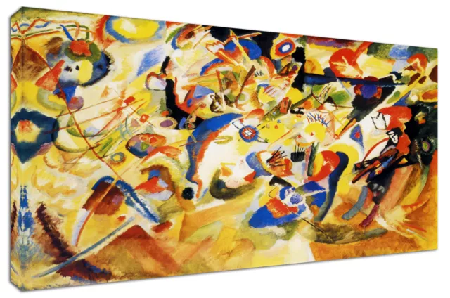 Quadro moderno Astratto Kandinsky VII - Arredamento Arredo Casa Arte Stampa tela